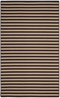 Safavieh Four Seasons Frs650A Ivory / Brown Striped Area Rug