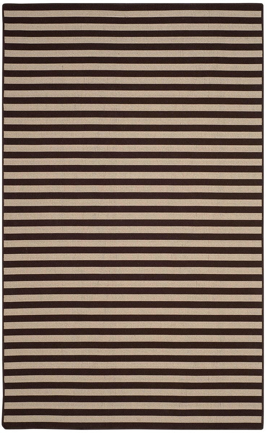 Safavieh Four Seasons Frs650A Ivory / Brown Striped Area Rug