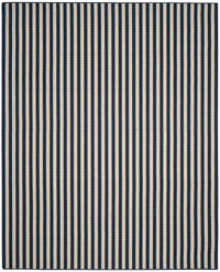 Safavieh Four Seasons Frs650B Ivory / Navy Striped Area Rug