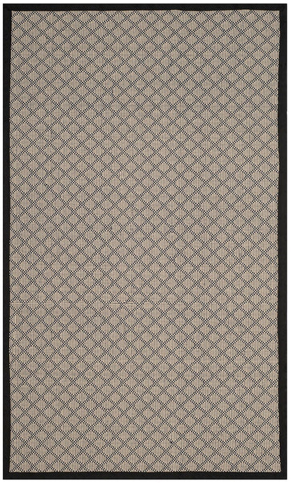 Safavieh Four Seasons Frs652A Ivory / Black Bordered Area Rug