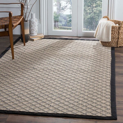 Safavieh Four Seasons Frs652A Ivory / Black Bordered Area Rug