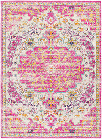 Surya Floransa Fsa-2308 Bright Pink, Beige, Navy, Saffron Area Rug