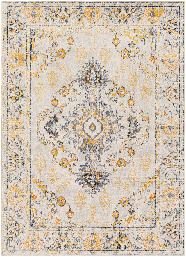 Surya Floransa Fsa-2311 Beige, Silver Gray, Medium Gray, Navy Rugs.