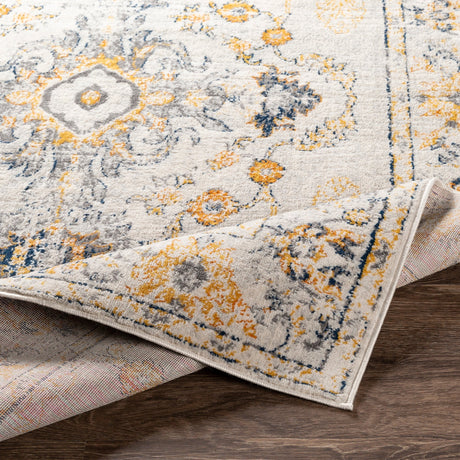 Surya Floransa Fsa-2311 Beige, Silver Gray, Medium Gray, Navy Rugs.