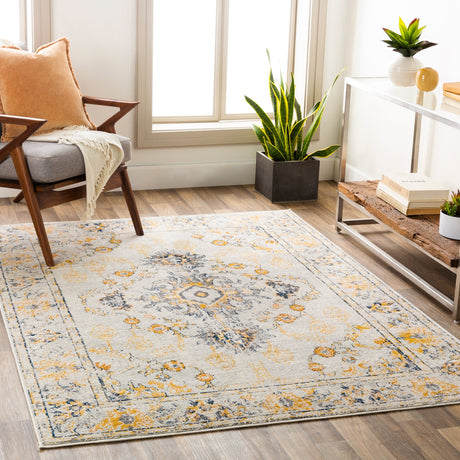 Surya Floransa Fsa-2311 Beige, Silver Gray, Medium Gray, Navy Rugs.