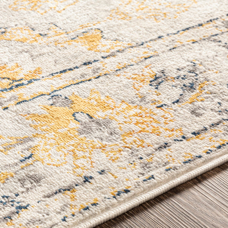 Surya Floransa Fsa-2311 Beige, Silver Gray, Medium Gray, Navy Rugs.