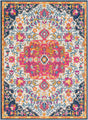 Surya Floransa Fsa-2312 Medium Gray, Beige, Navy, Bright Pink Rugs.