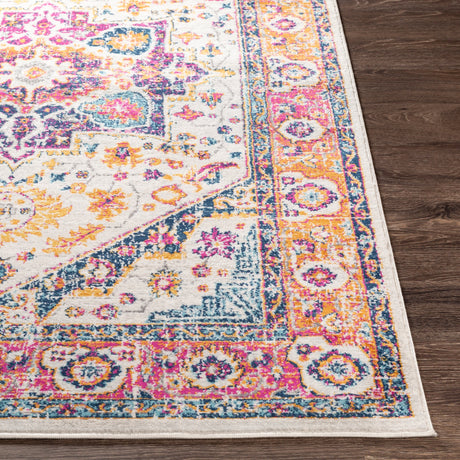 Surya Floransa Fsa-2316 Navy, Bright Pink, Medium Gray, Beige Rugs.