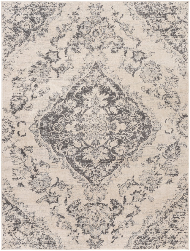 Surya Floransa Fsa-2338 Silver Gray, Beige, Medium Gray Rugs.