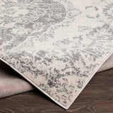 Surya Floransa Fsa-2338 Silver Gray, Beige, Medium Gray Rugs.