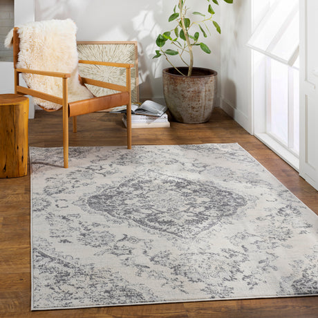 Surya Floransa Fsa-2338 Silver Gray, Beige, Medium Gray Rugs.