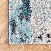 Nuloom Abstract Haydee Nab1680A Blue Area Rug