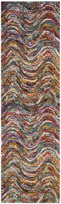 Safavieh Fiesta Shag Fsg386M Multi Bohemian Area Rug