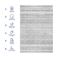 AreaRugs.com Wavaj Nwa1059A Gray Area Rug