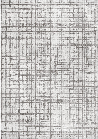 Nuloom Annie Crosshatch Nan2440A Light Gray Area Rug