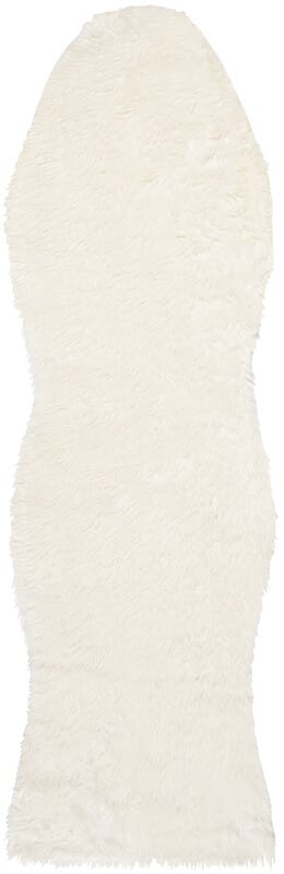 Safavieh Faux Sheep Skin Fss115A Ivory Solid Color Area Rug