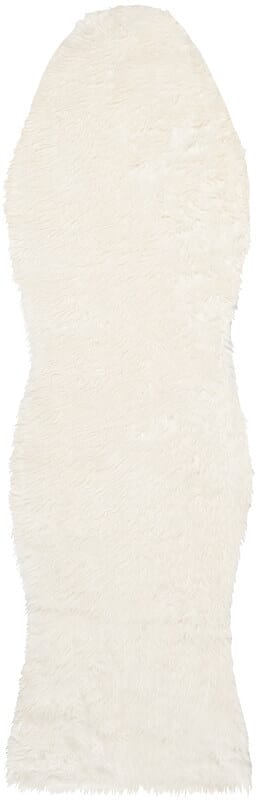 Safavieh Faux Sheep Skin Fss115A Ivory Solid Color Area Rug