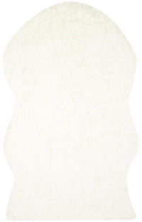 Safavieh Faux Sheep Skin Fss117A Ivory Shag Area Rug