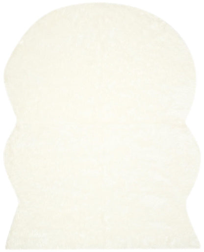 Safavieh Faux Sheep Skin Fss117A Ivory Shag Area Rug