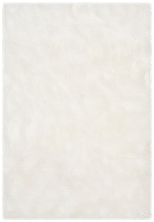 Safavieh Faux Sheep Skin Fss235A Ivory Shag Area Rug