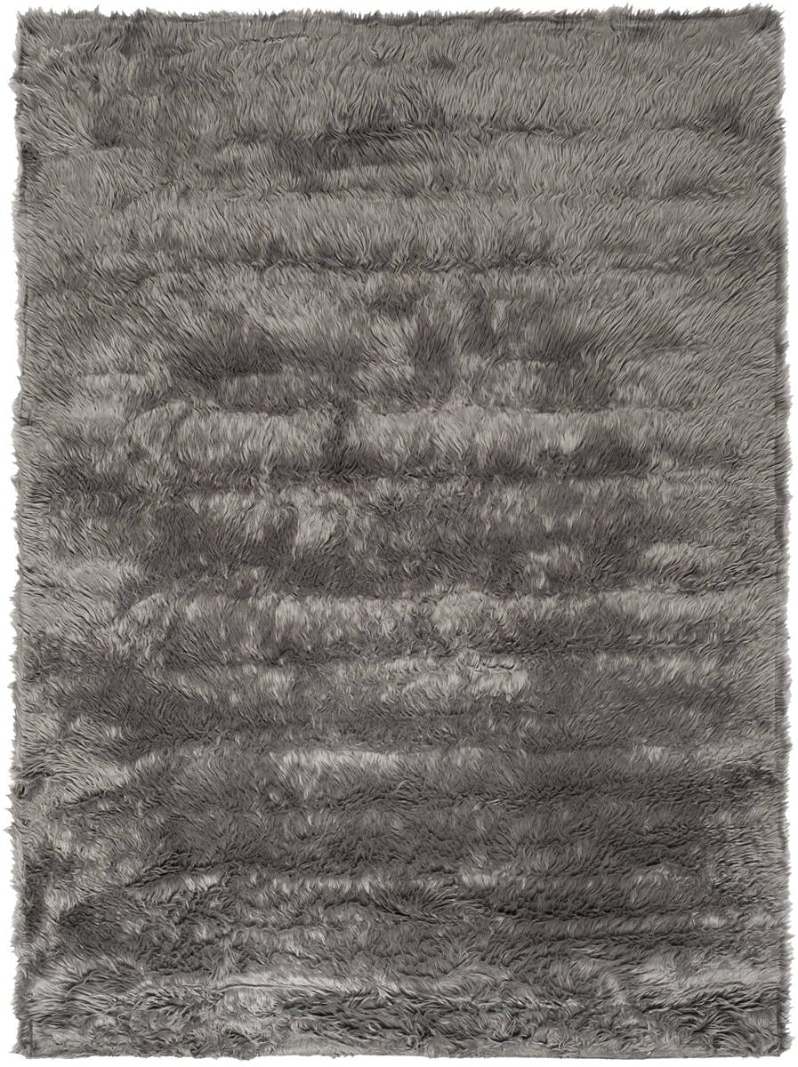 Safavieh Faux Sheep Skin Fss235D Grey Shag Area Rug