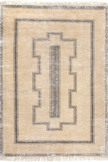 Nuloom Marlo Tribal Hand Woven Nma3488A Beige Area Rug