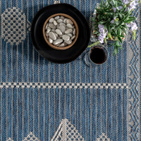 Nuloom Alexandra Aztec Nal1808B Blue Area Rug