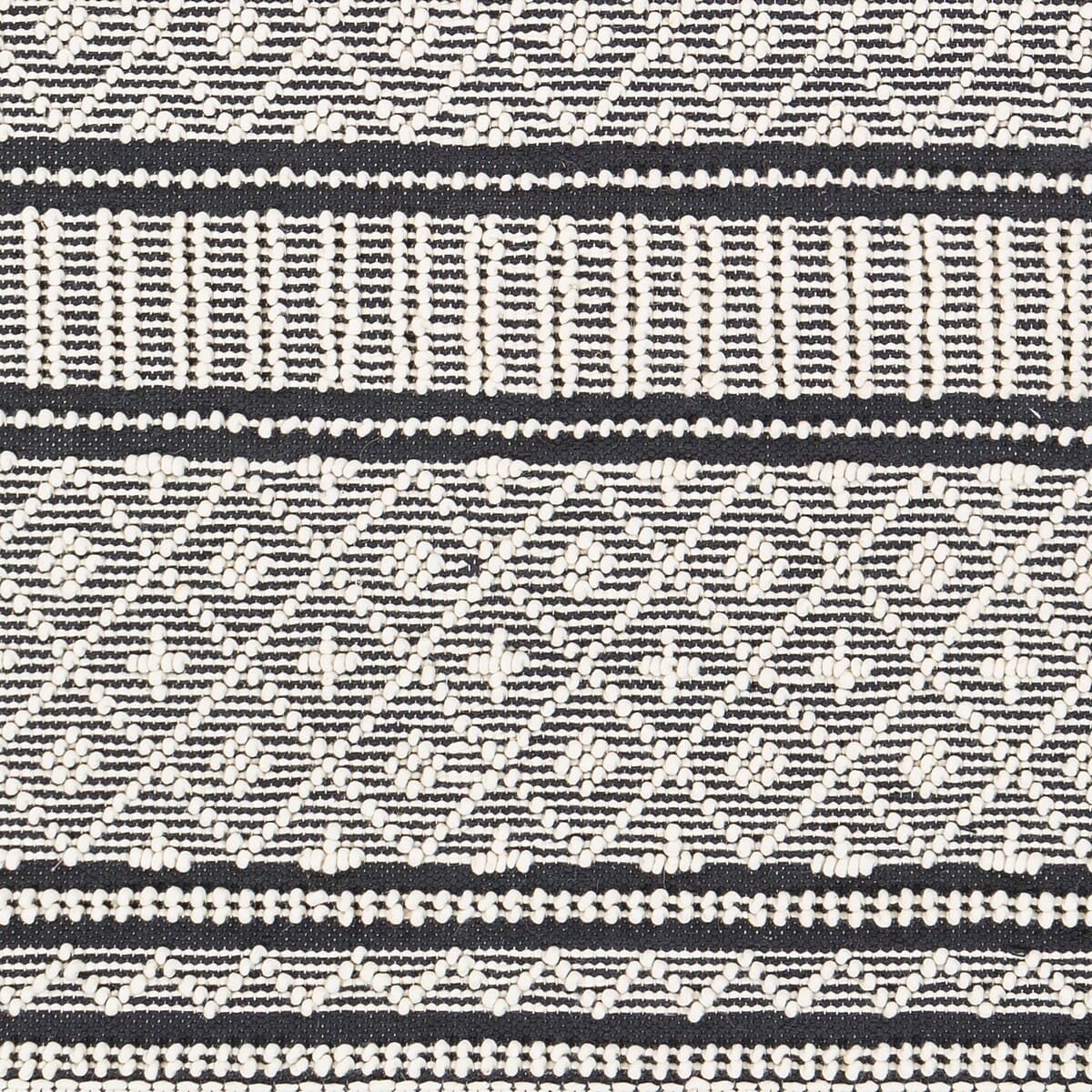 Surya Farmhouse Tassels Fts-2300 Charcoal, White Moroccan Area Rug