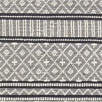 Surya Farmhouse Tassels Fts-2300 Charcoal, White Moroccan Area Rug