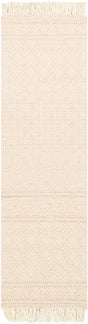 Surya Farmhouse Tassels Fts-2305 White, Beige Rugs.
