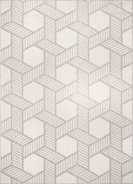 Nuloom Milania Lattice Nmi1796B Gray Area Rug