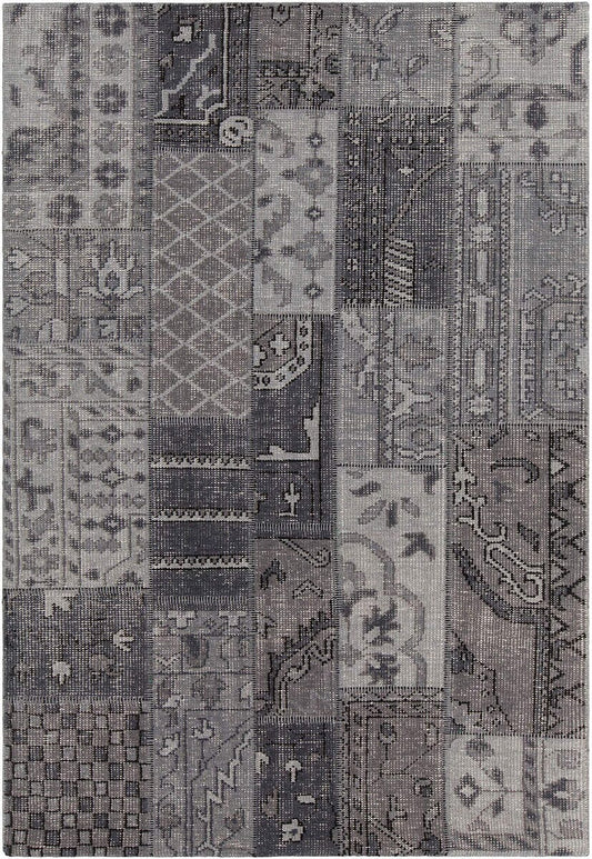 Chandra Fusion Fus-26302 Gray Geometric Area Rug