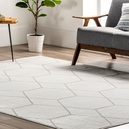 Nuloom Veronica Honeycomb Nve2454A Beige Area Rug