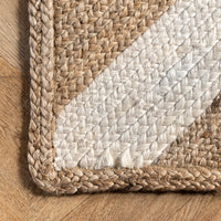 Nuloom Edna Chevron Ned3516A Natural Area Rug