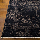 Surya Festival Fvl-1010 Black, Medium Gray, Cream Rugs.