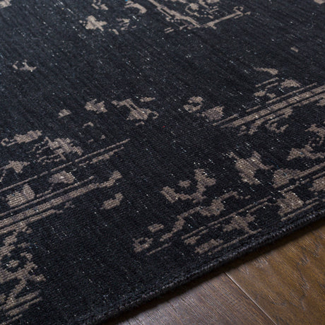 Surya Festival Fvl-1010 Black, Medium Gray, Cream Rugs.