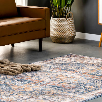 Nuloom Hannah Medallion Nha2140A Blue Area Rug