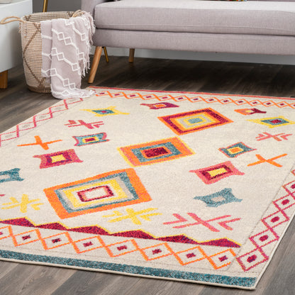 Nuloom Tribal Fiesta Ntr2263A Beige Area Rug