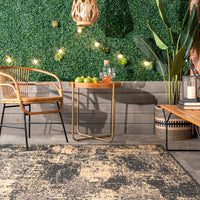 Nuloom Maeve Mottled Nma1780B Charcoal Area Rug