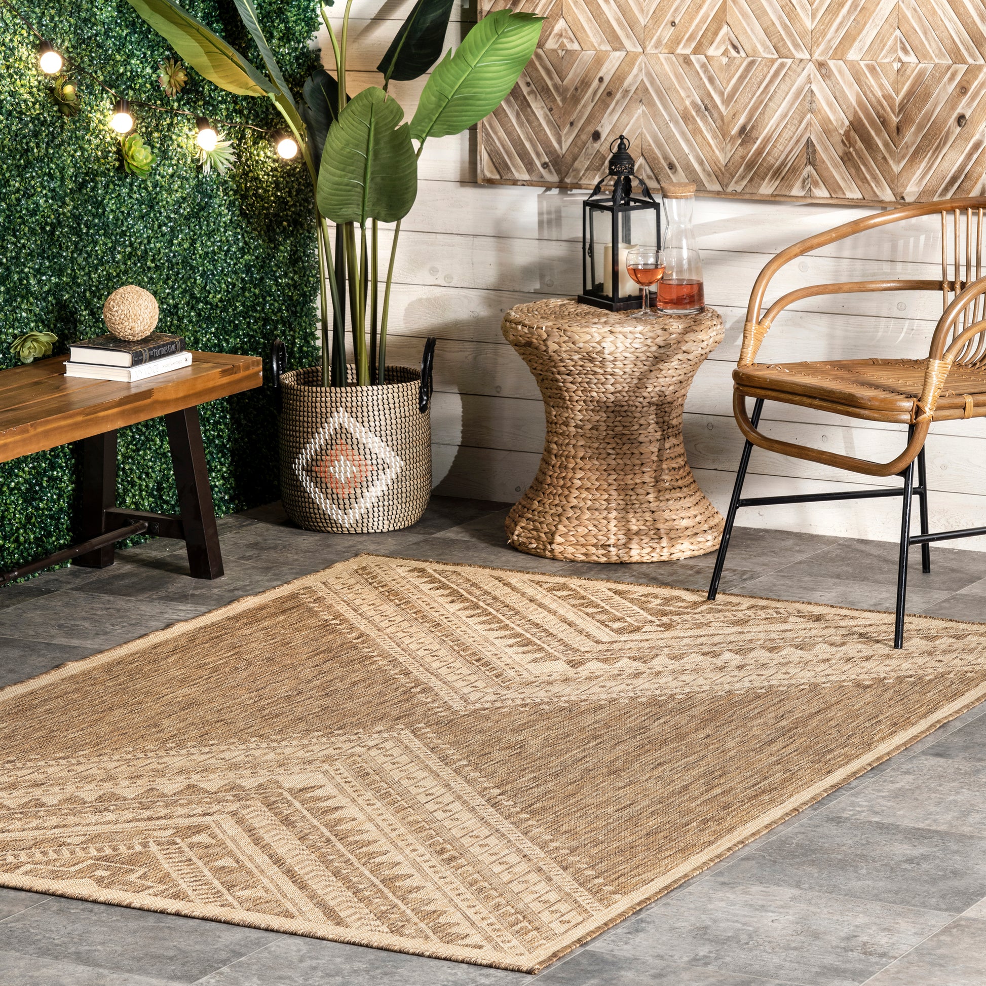 Nuloom Landry Aztec Nla1789A Beige Area Rug