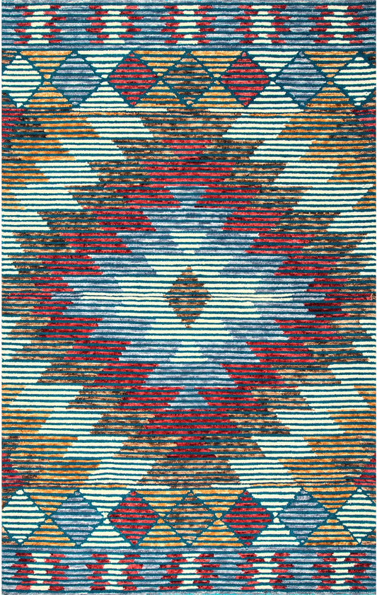 Nuloom Jerrod Ikat Nje2585A Multi Area Rug