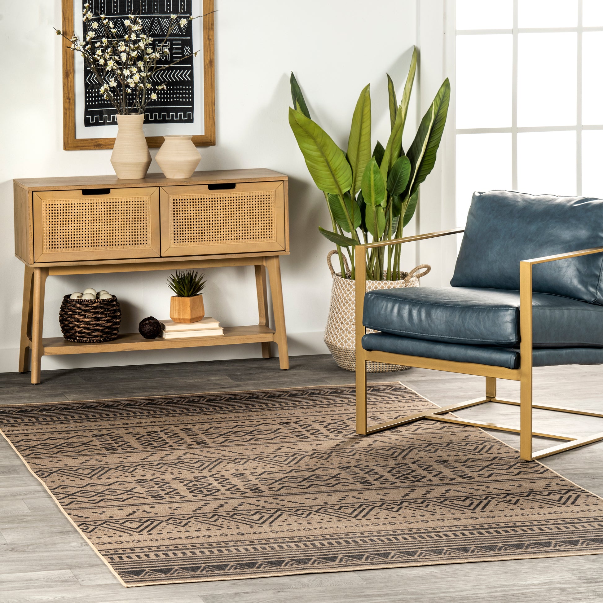 AreaRugs.com Wavaj Nwa1139A Natural Area Rug