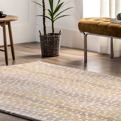 Nuloom Yvette Spotted Nyv2684A Beige Area Rug