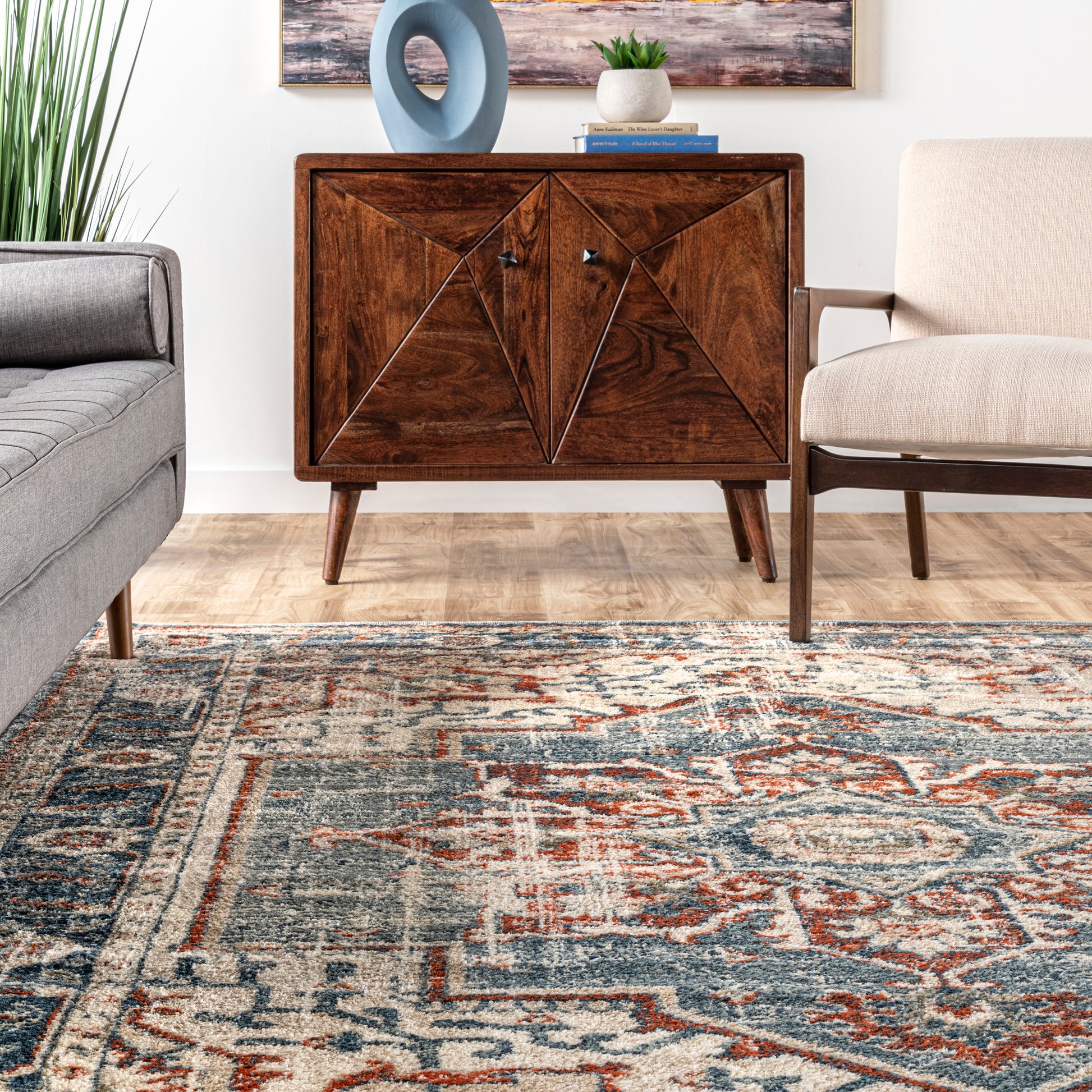 Nuloom Charlotte Nch2883B Blue Area Rug