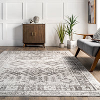 AreaRugs.com Wavaj Nwa1284A Gray Area Rug