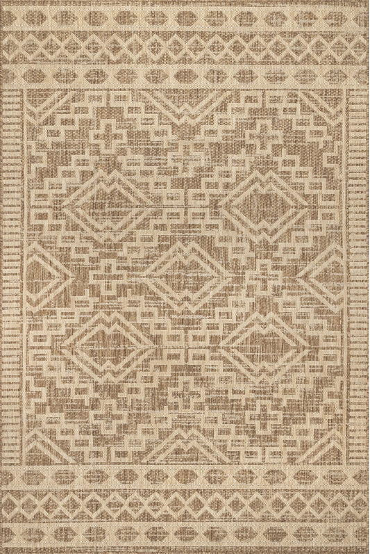 Nuloom Cari Moroccan Tribal Nca1807A Beige Area Rug