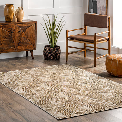 Nuloom Trinity Diamonds Ntr2909A Beige Area Rug