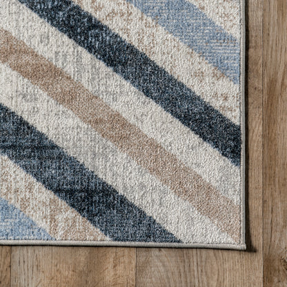 AreaRugs.com Wavaj Nwa1262A Blue Area Rug