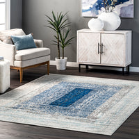 Nuloom Pauline Ombre Npa3116A Blue Area Rug