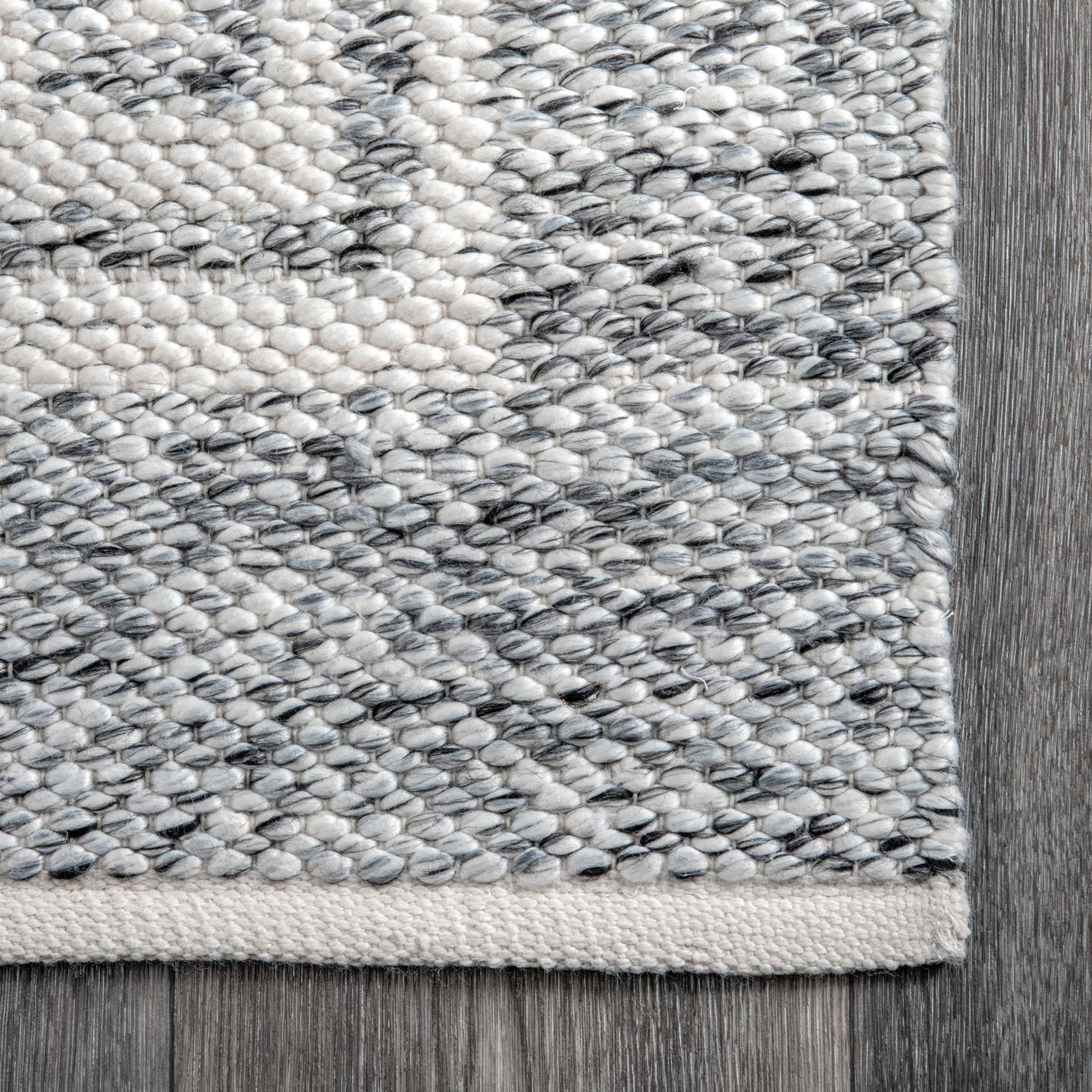 Nuloom Mckenzie Greek Key Trellis Nmc3563A Gray Area Rug